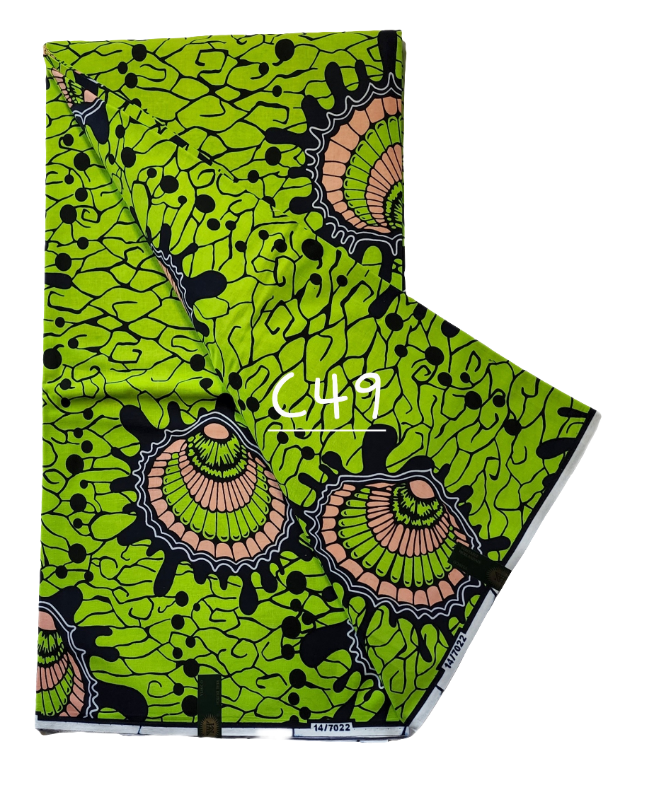 Dutch Wax: Classic African fabrics ( 6 yards)
