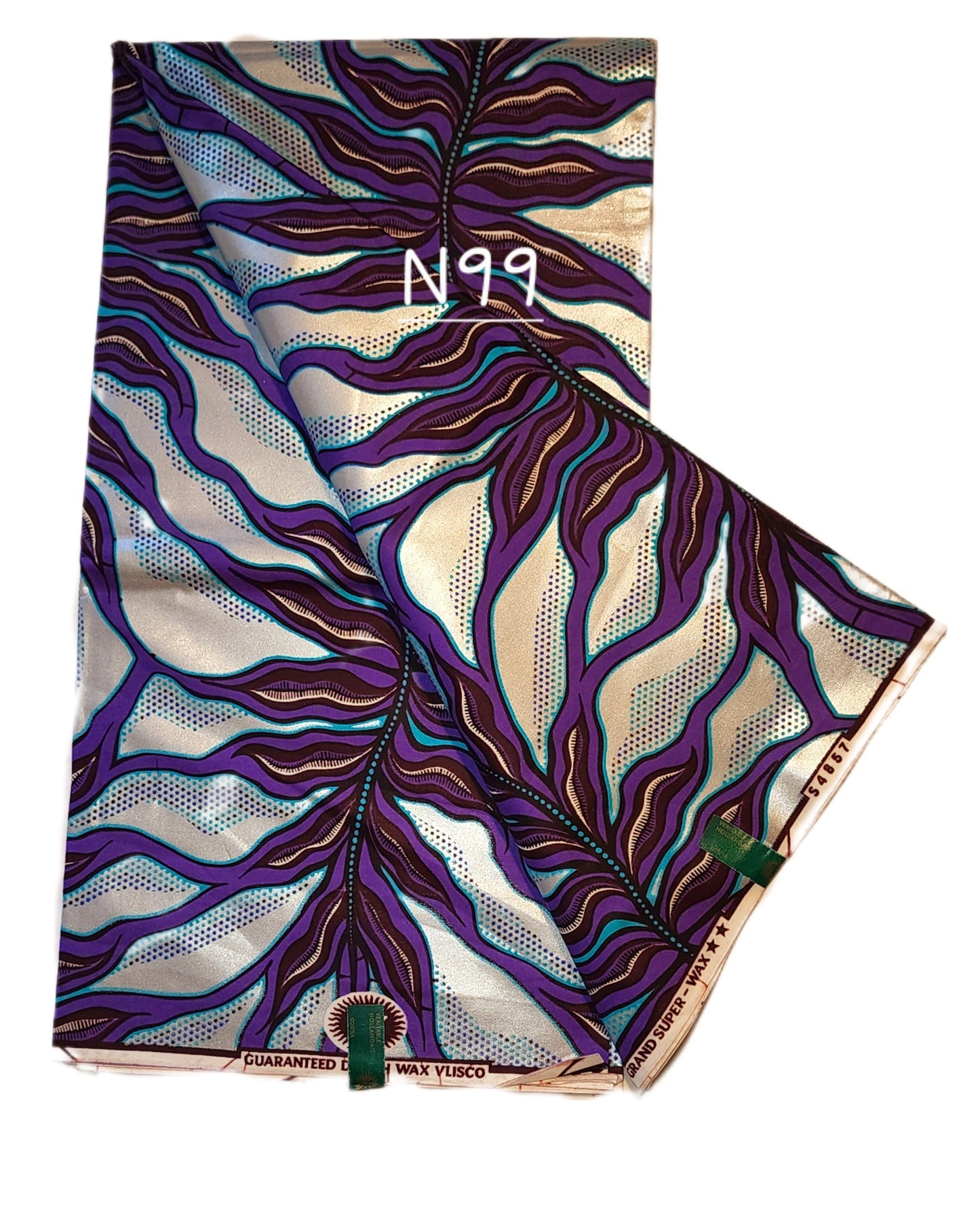 Veritable wax: Classic African fabric ( 6 yards)