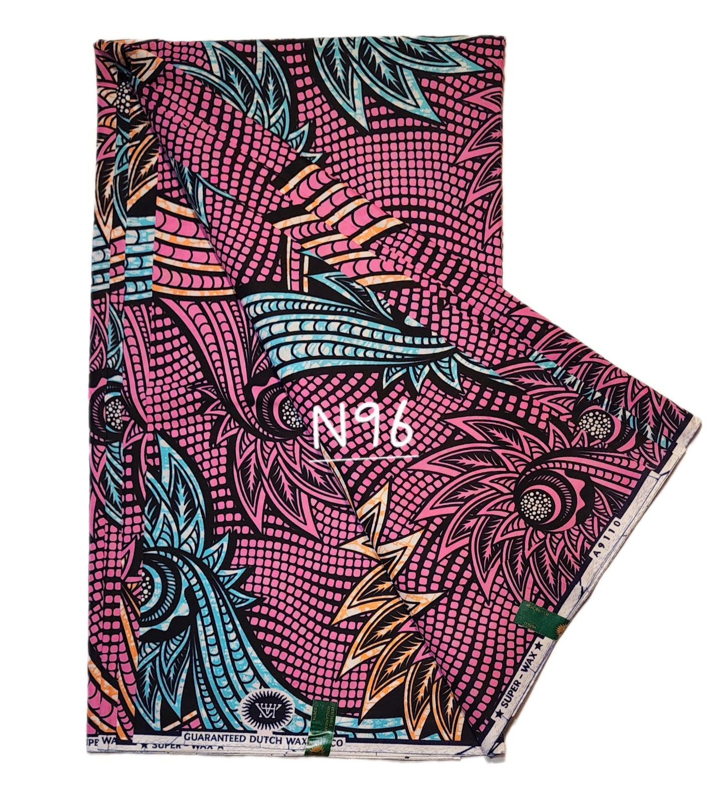 Veritable wax: Classic African fabric ( 6 yards)