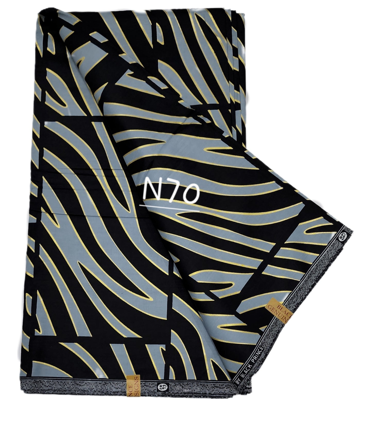 Golden JAVA: Exotic African fabric ( 6 yards)