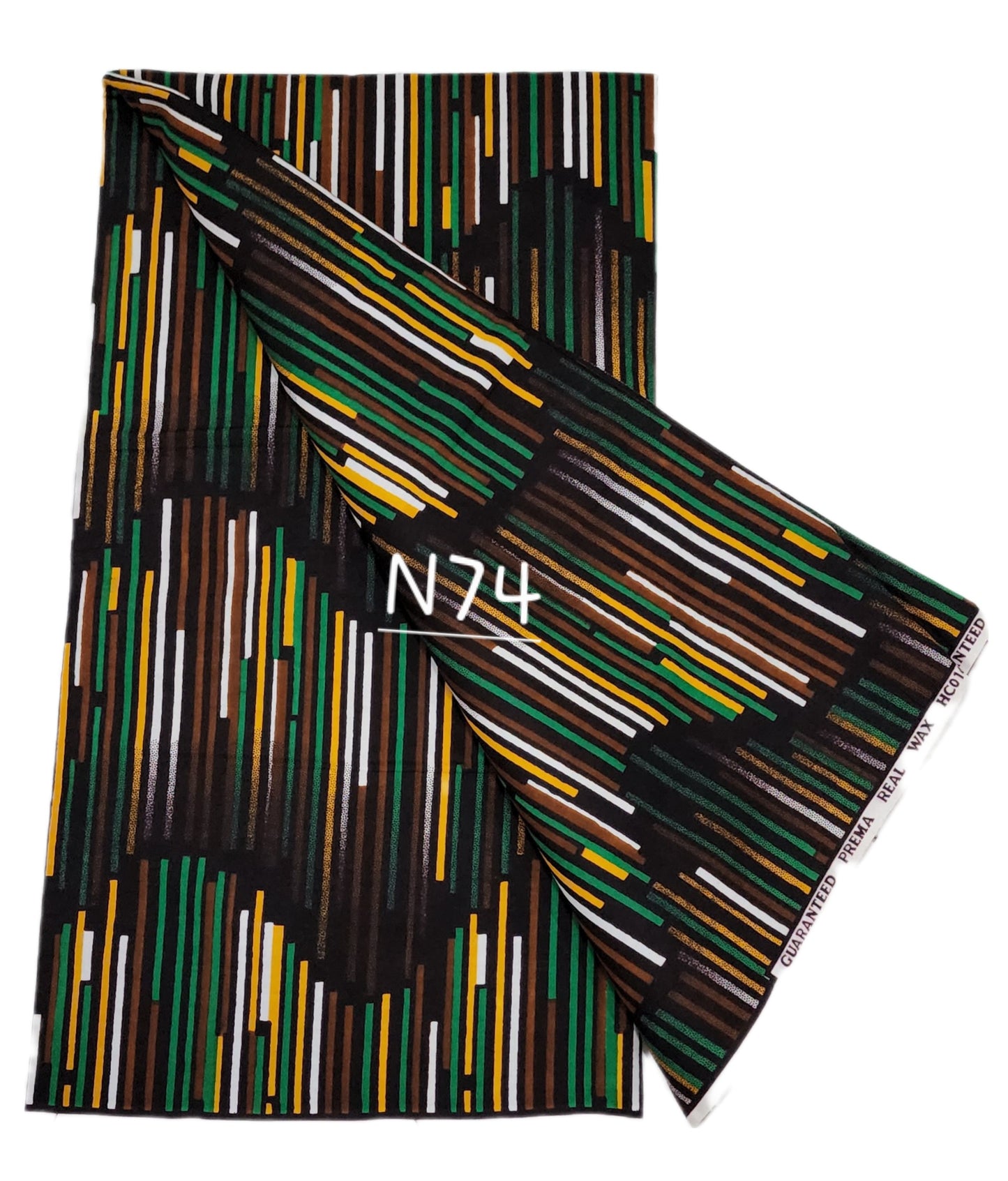 Veritable wax: Classic African fabric ( 6 yards)