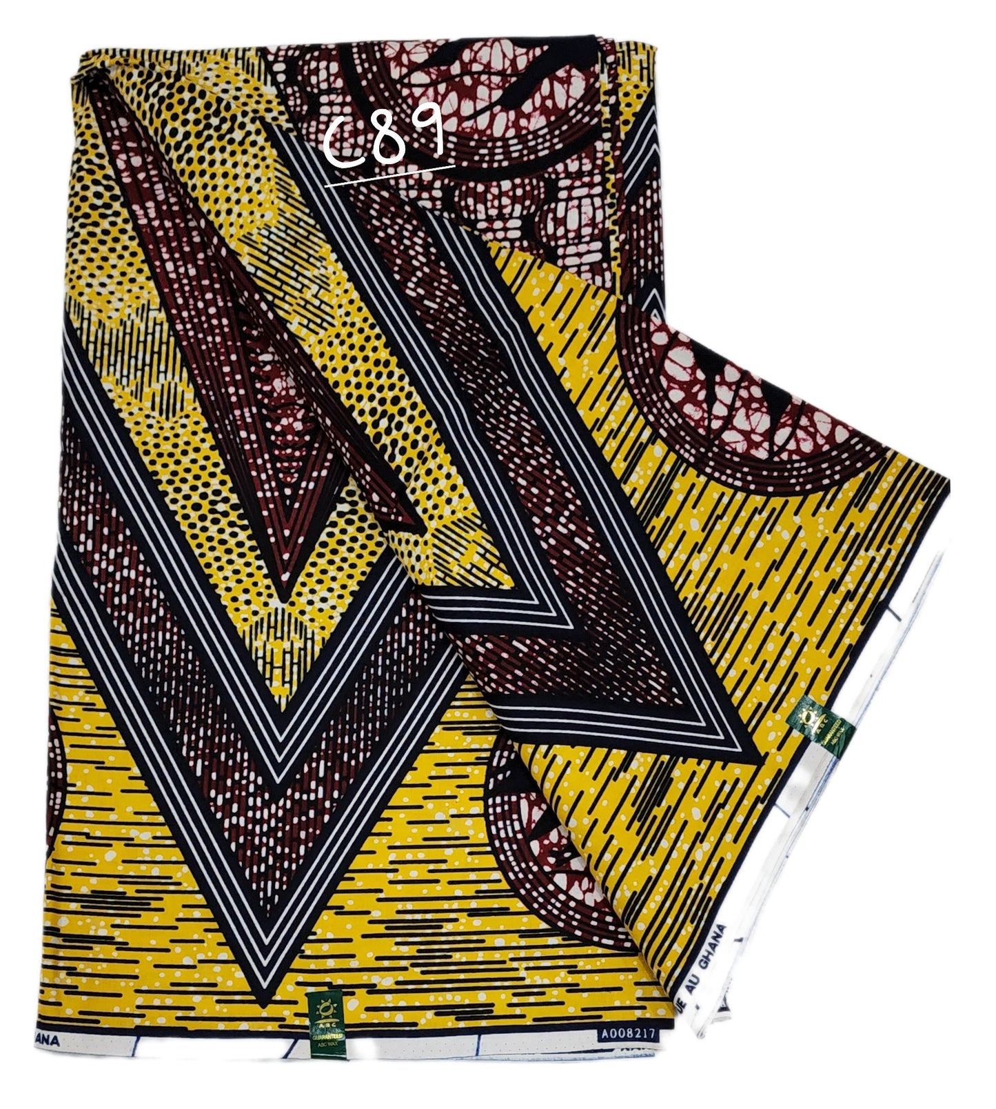 Veritable wax: Classic African fabric ( 6 yards)