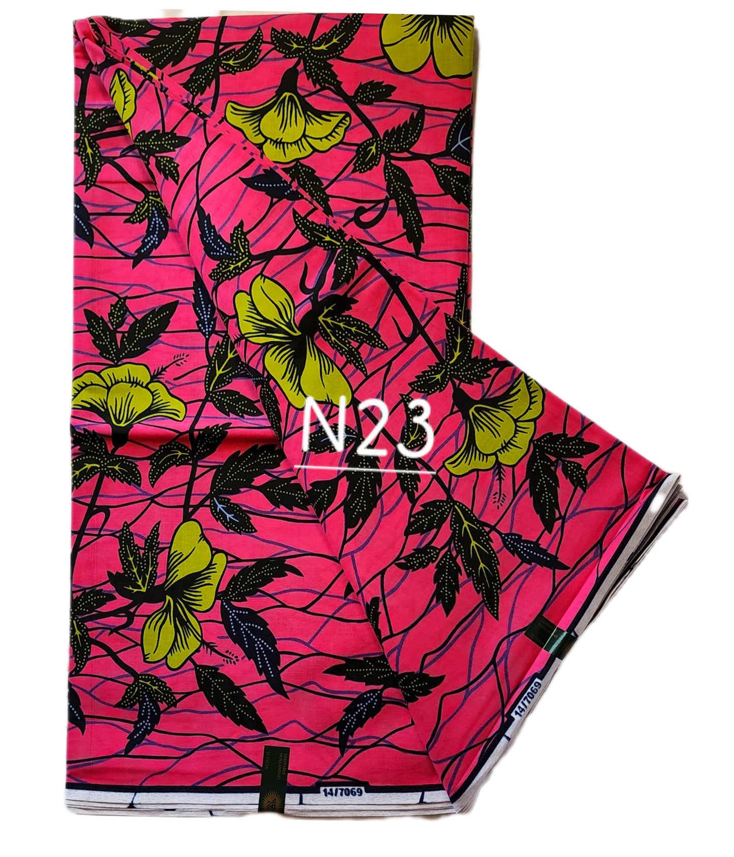 Veritable wax: Classic African fabric ( 6 yards)