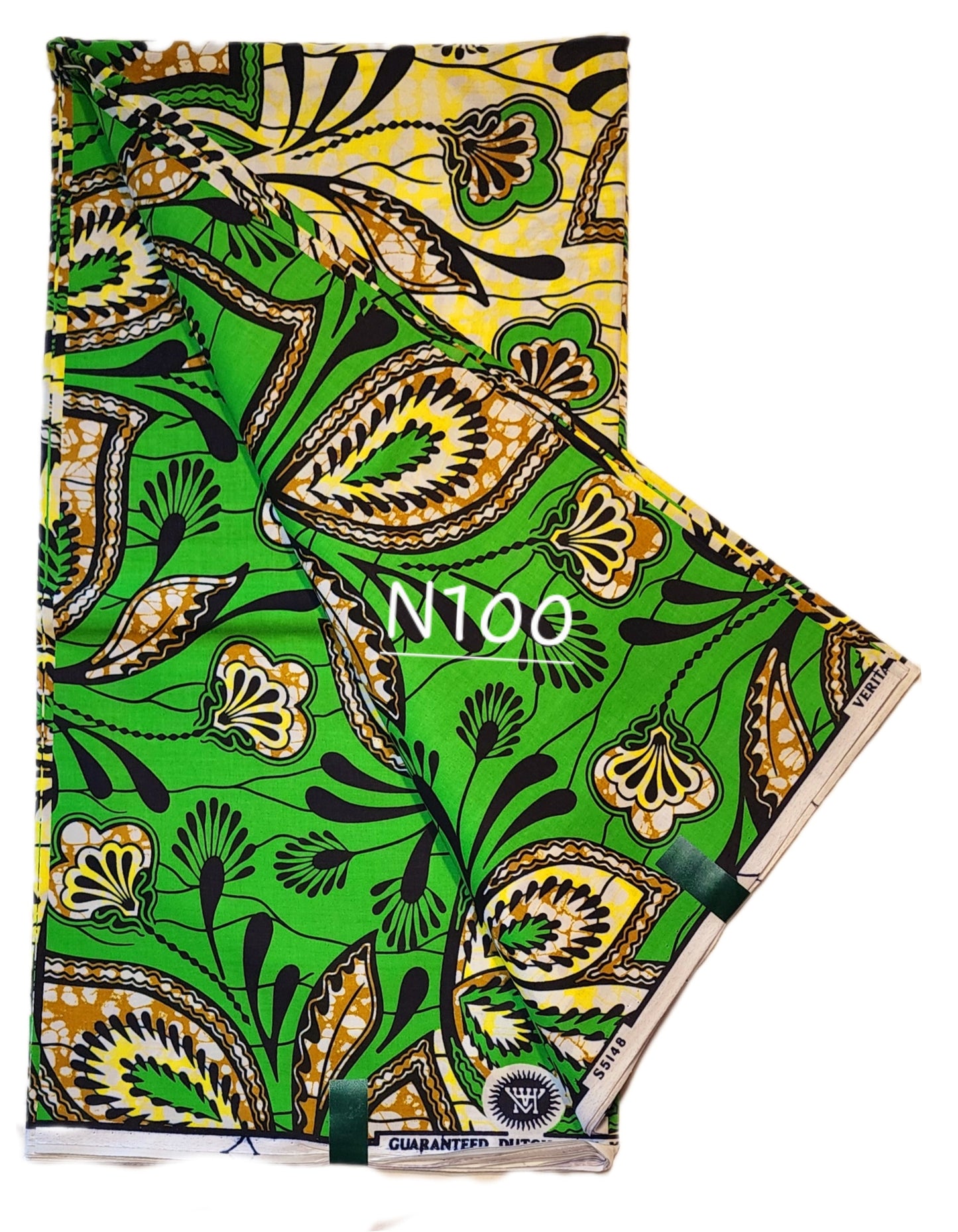Veritable wax: Classic African fabric ( 6 yards)