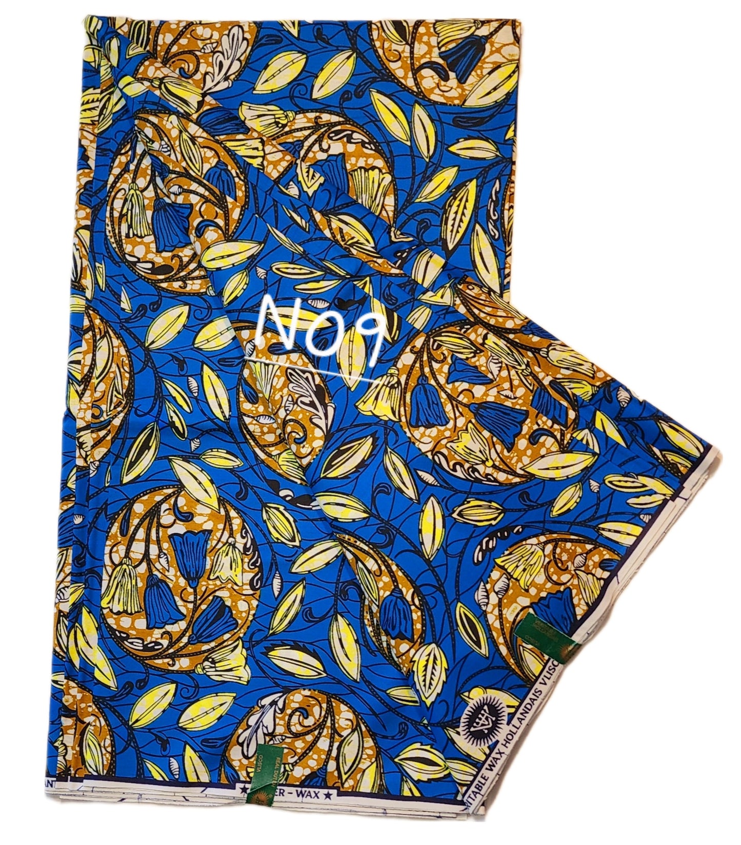 Veritable wax: Classic African fabric ( 6 yards)