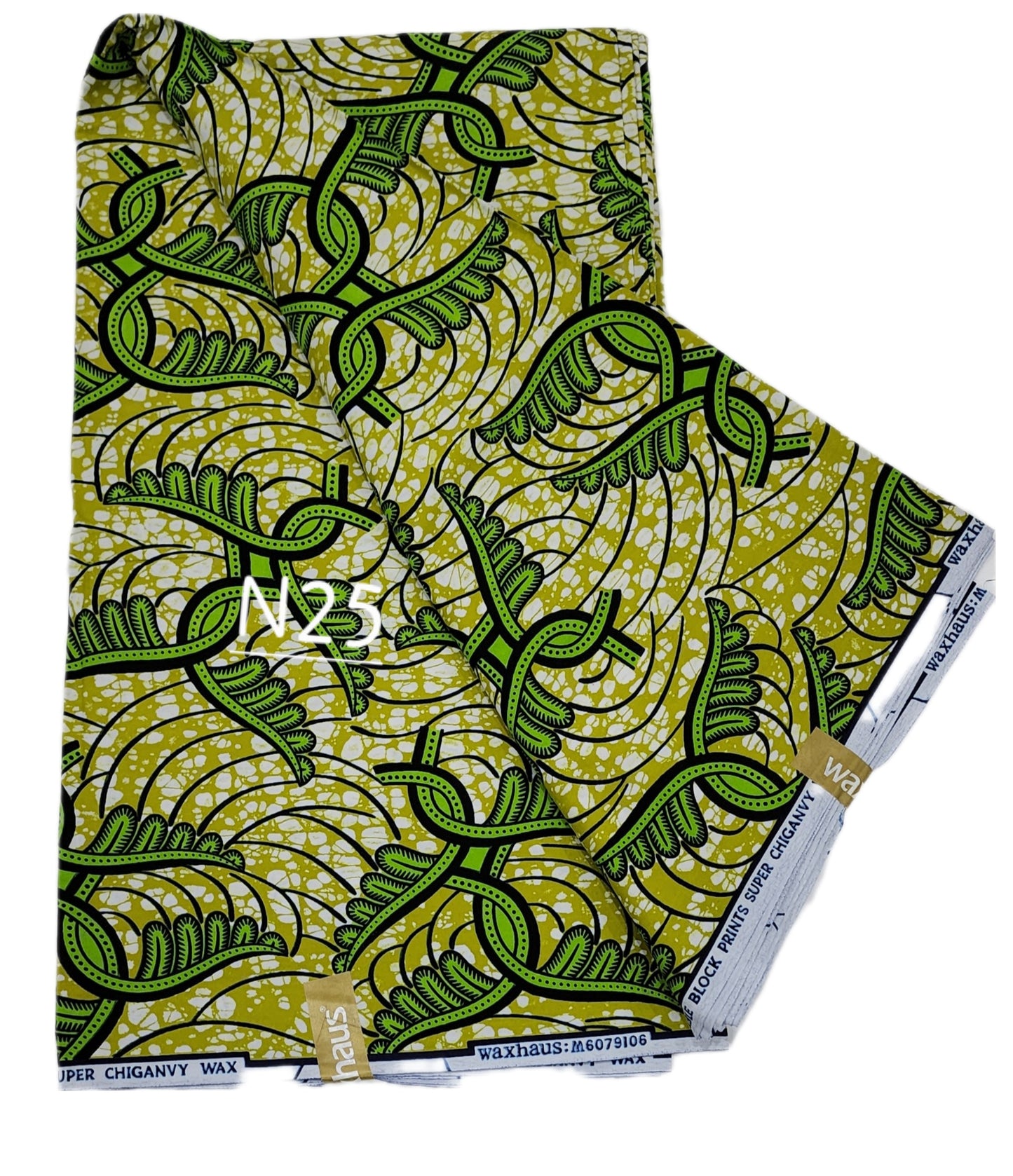 Veritable wax: Exotic African fabric ( 6 yards)