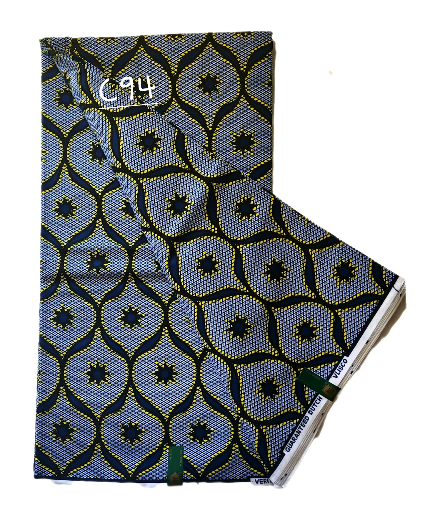 Veritable wax: Classic African fabric ( 6 yards)