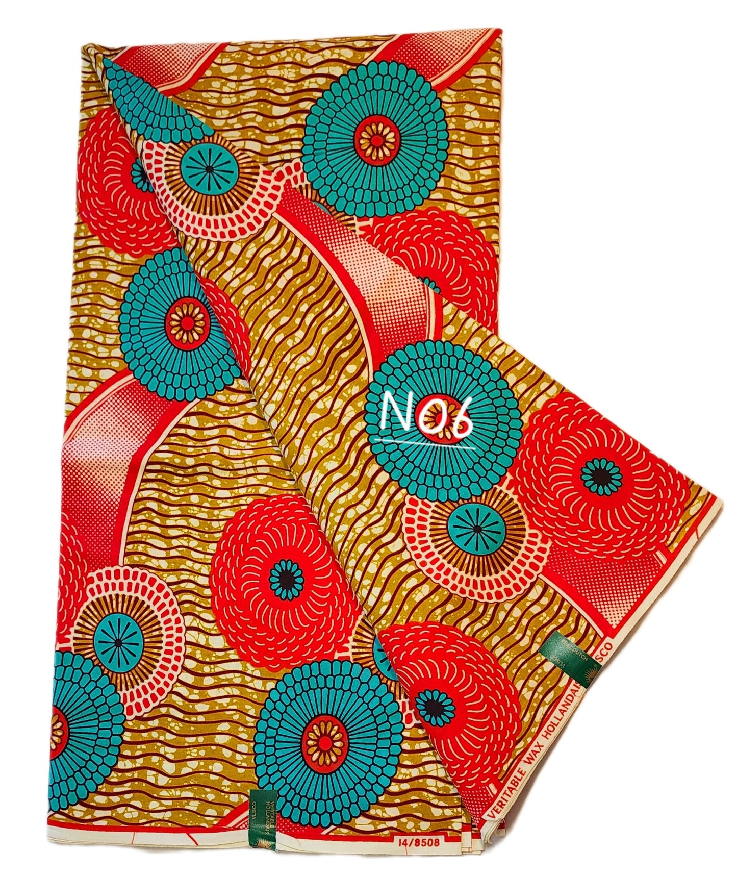 Veritable wax: Classic African fabric ( 6 yards)