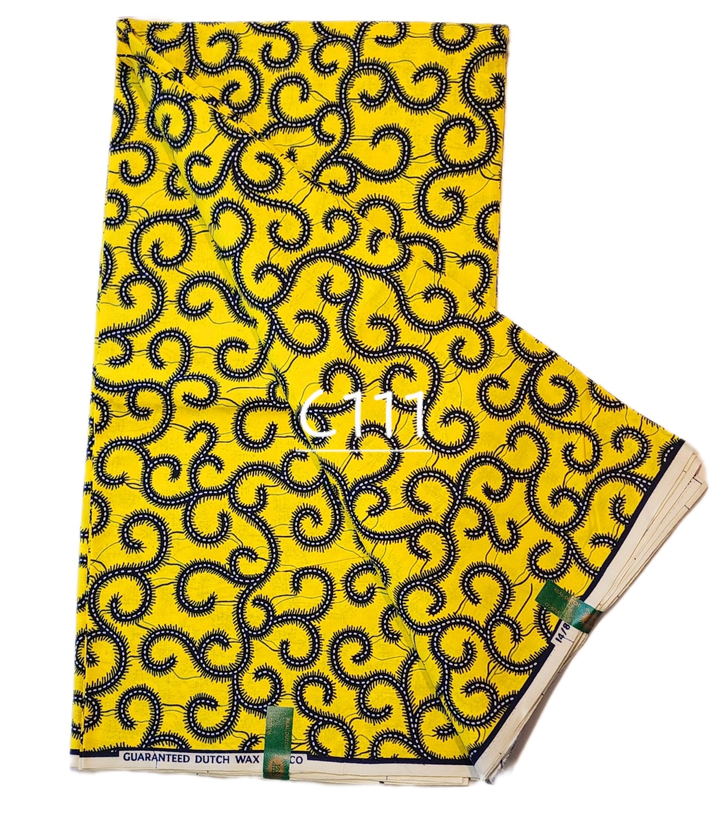 Veritable wax: Unique African fabric ( 6 yards)