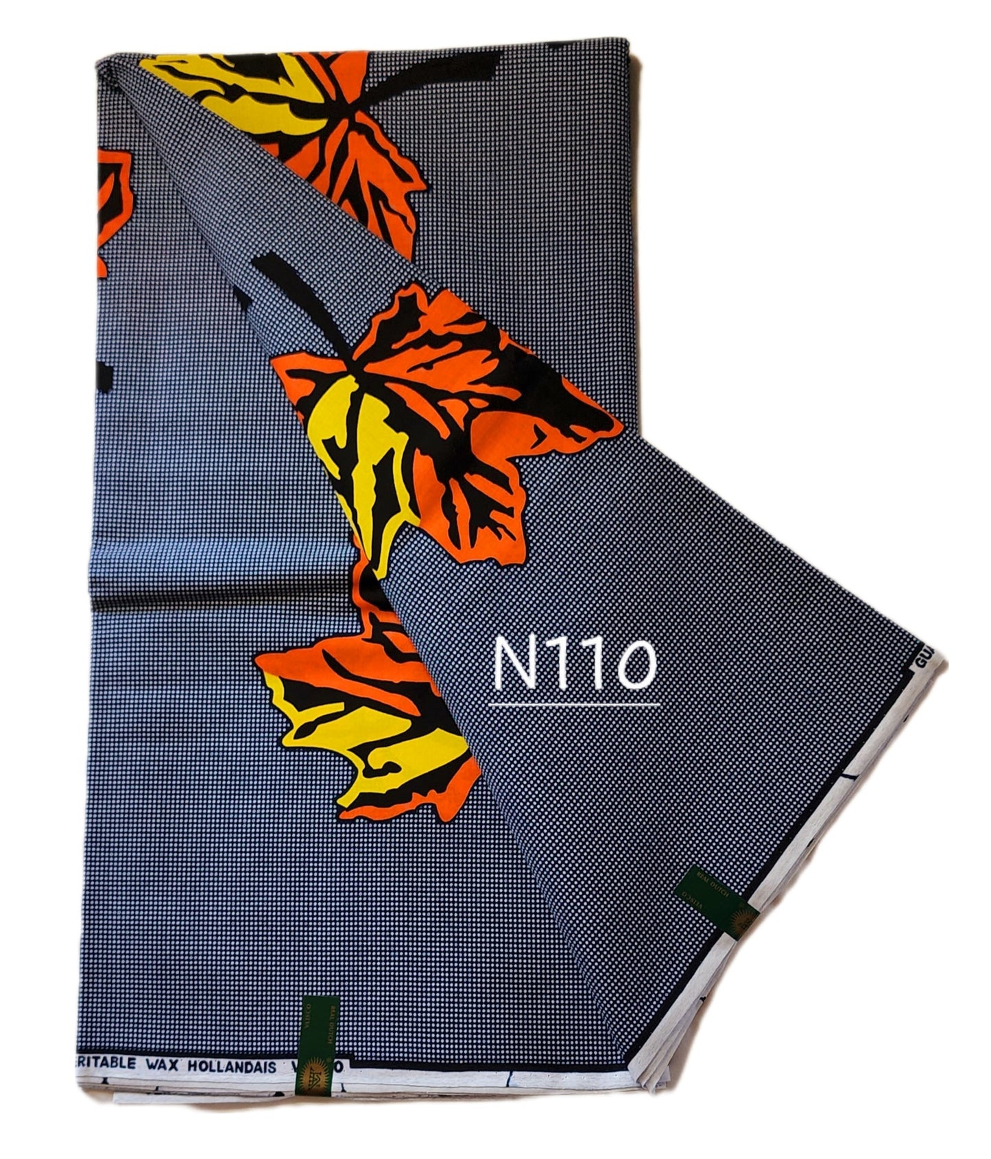 Veritable wax: Classic African fabric ( 6 yards)
