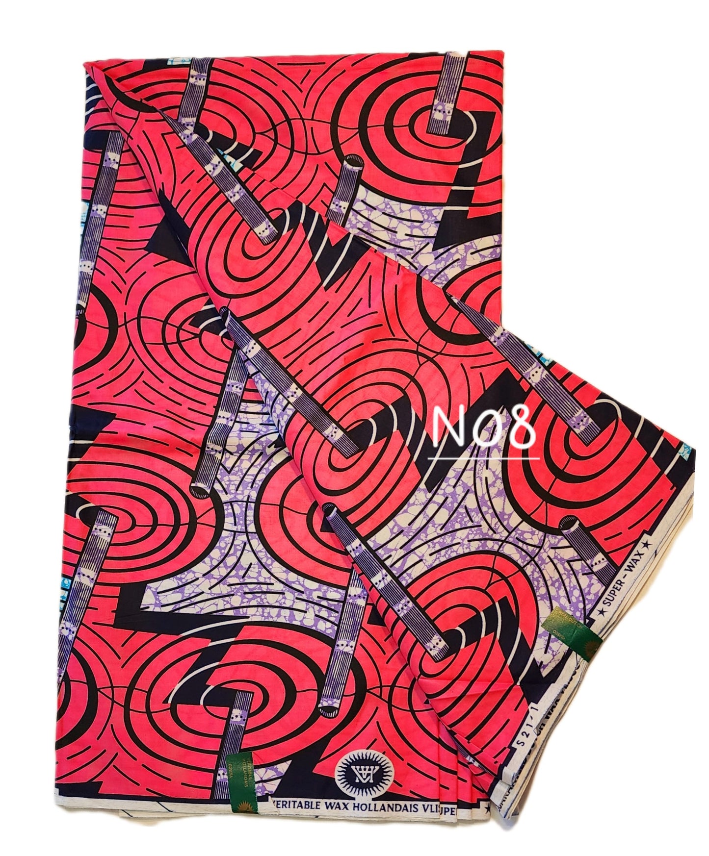 Veritable wax: Classic African fabric ( 6 yards)