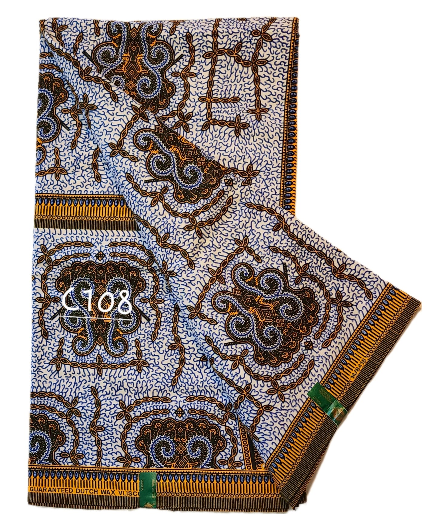 Veritable wax: Classic African fabric (6 yards)
