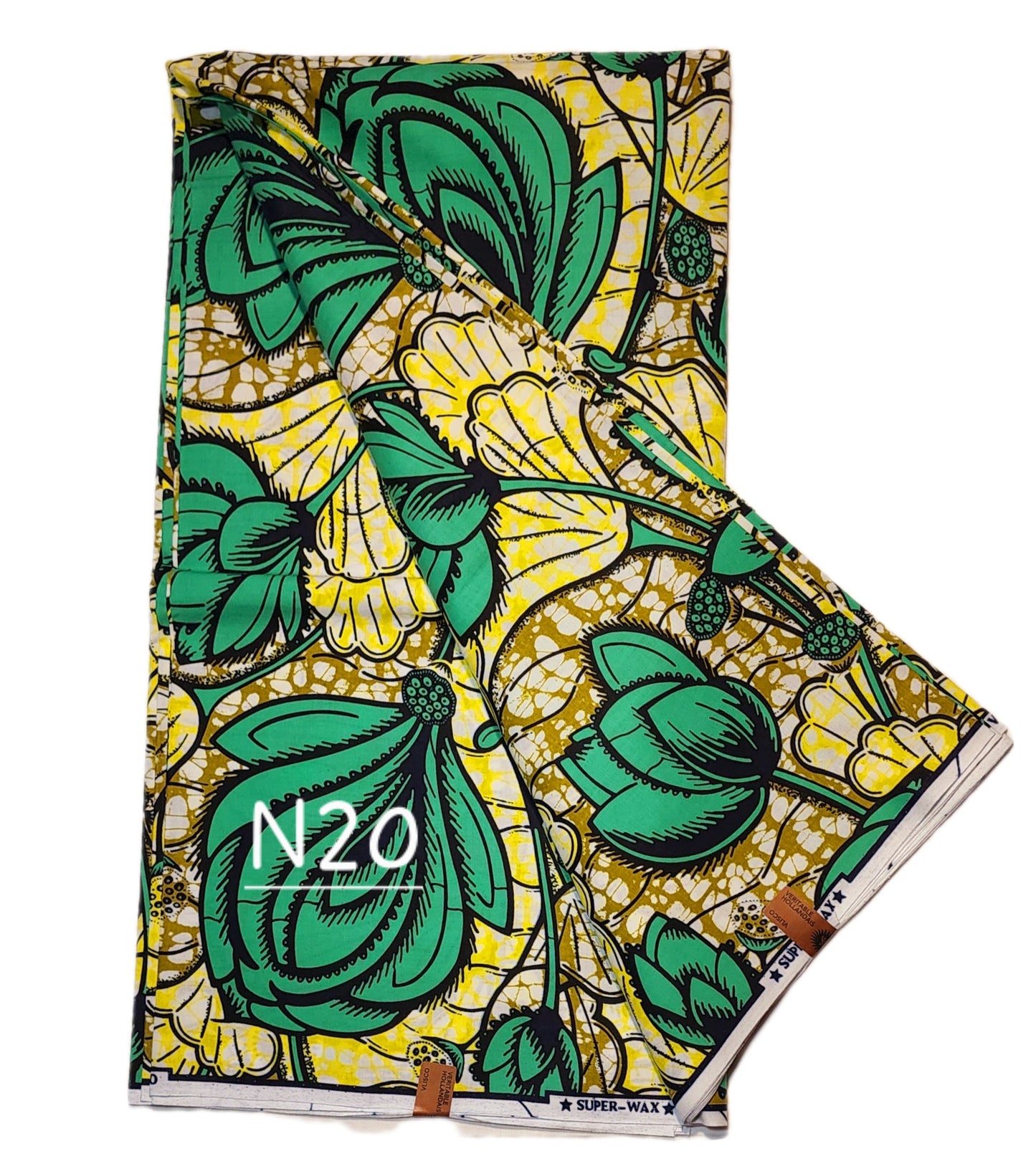 Veritable wax: Unique African fabric( 6 yards)