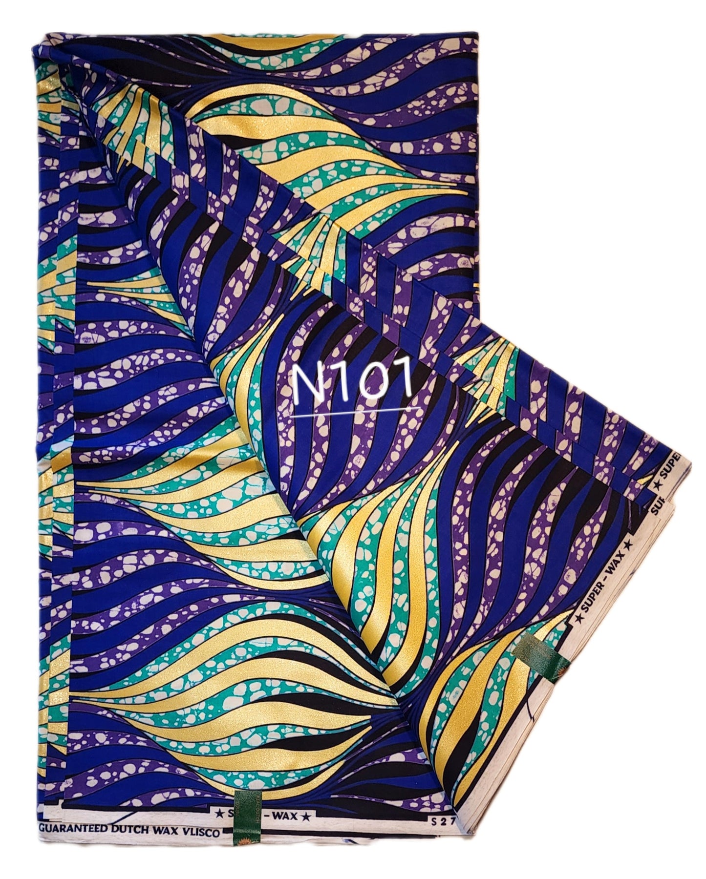 Veritable wax: Classic African fabric ( 6 yards)
