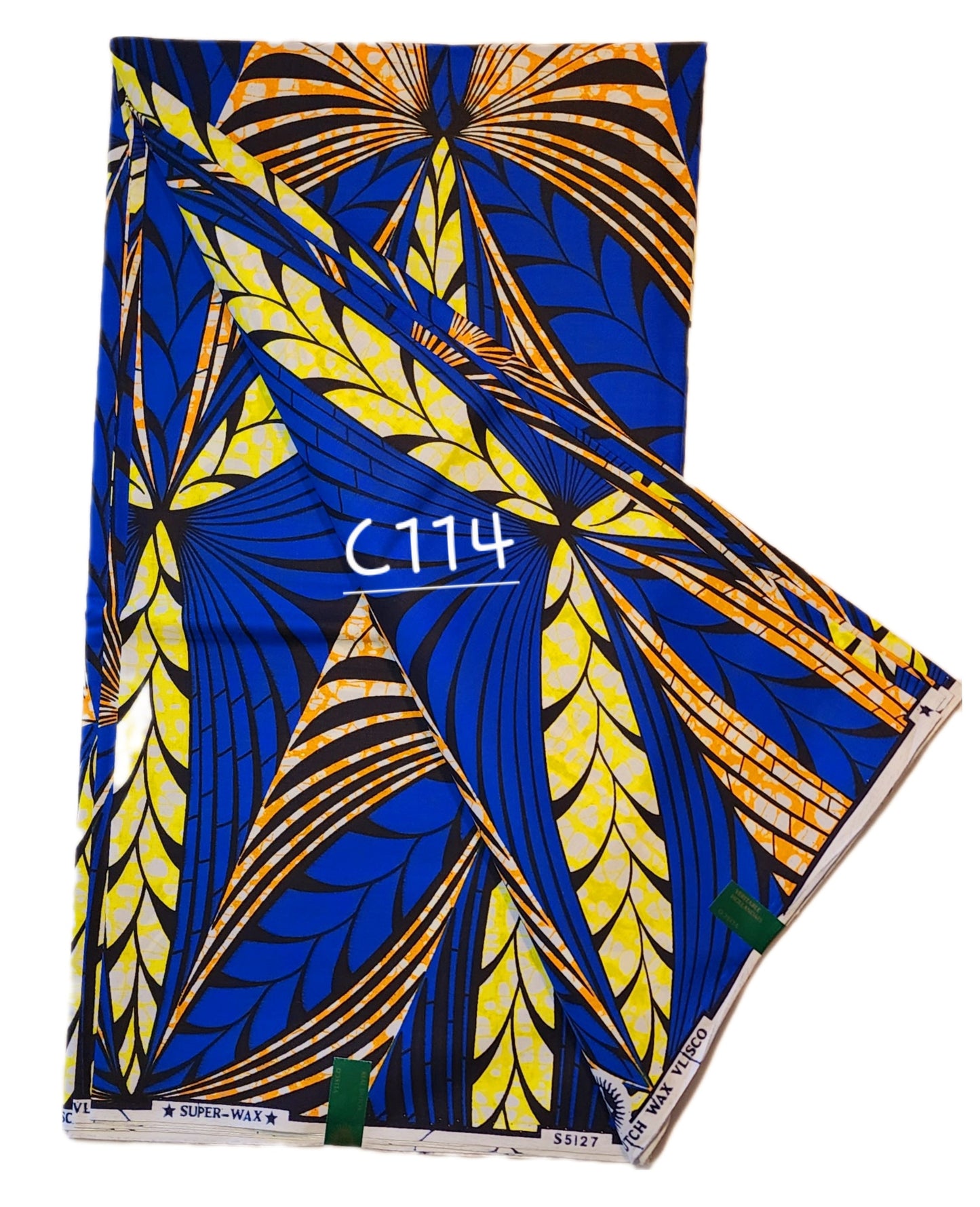 Veritable wax:Unique African fabric ( 6 yards)