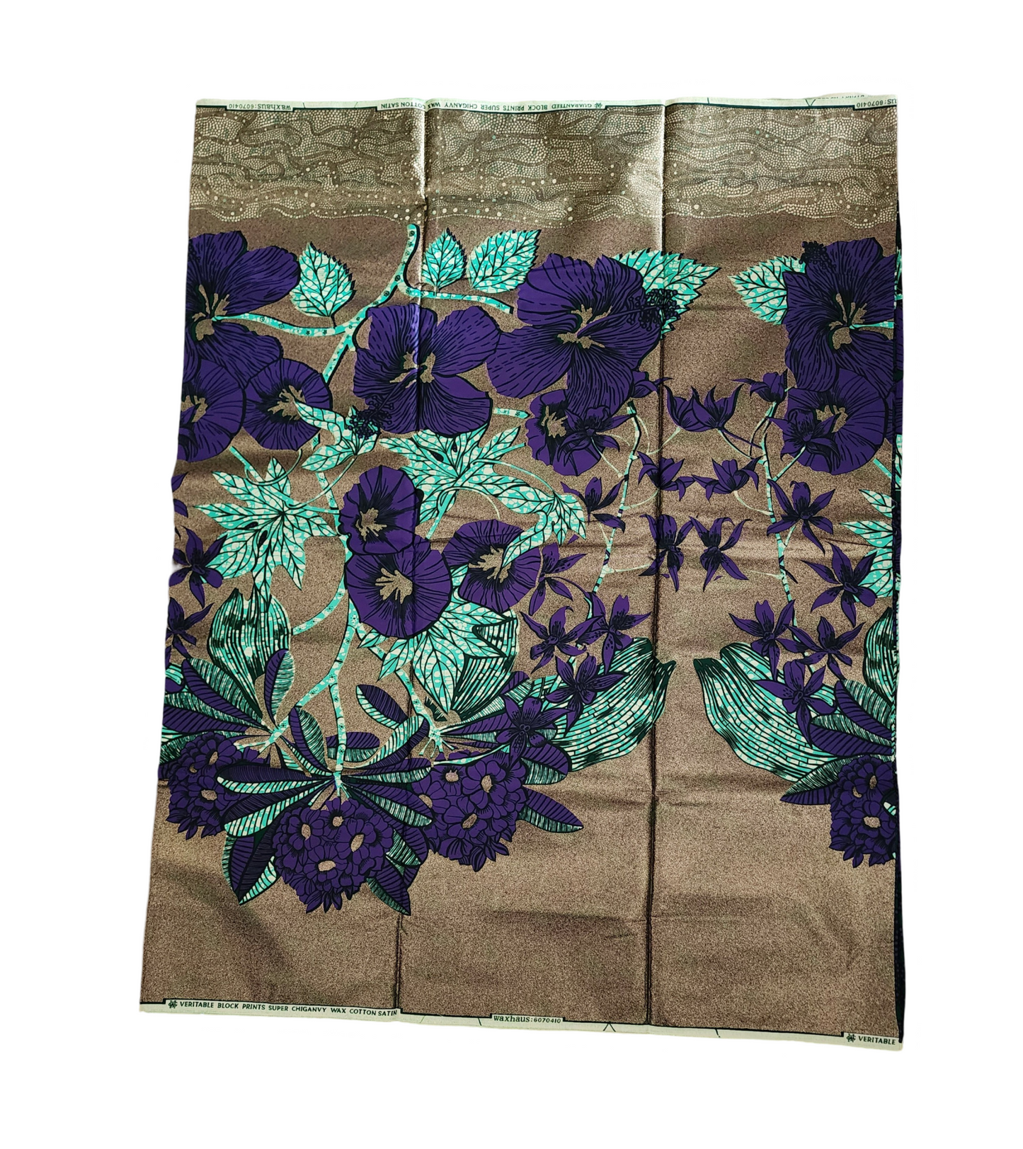 Chiganvy cotton satin: Exotic African fabrics (6 yards)