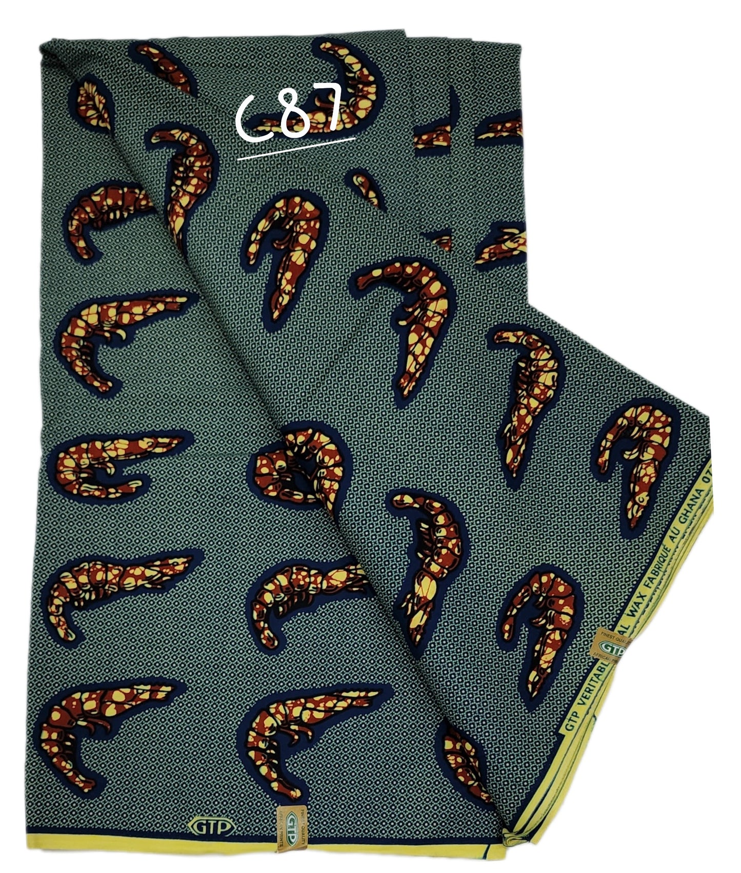 Veritable wax: Unique African fabric ( 6 yards)