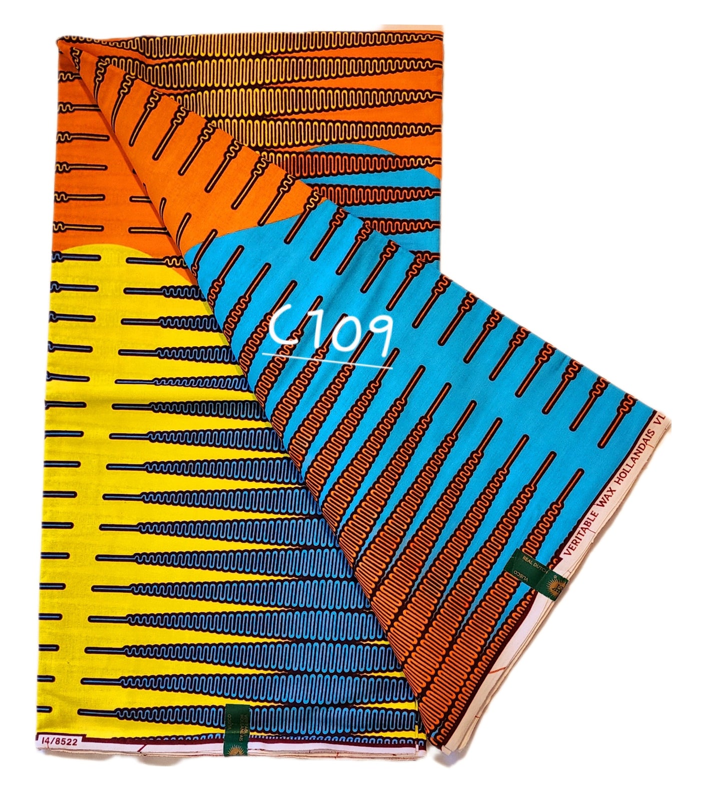 Veritable wax: Classic African fabric( 6 yards)