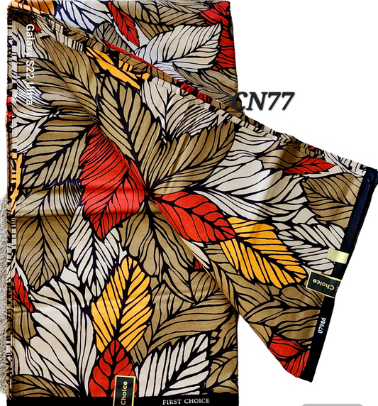 First Choice: Unique African fabrics ( 6 yards)