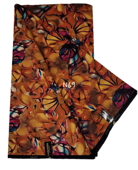 Ambition: Classic African fabric ( 6 yards)