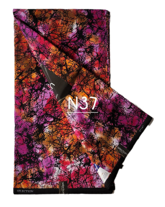 Selection wax: Classic African fabric ( 6 yards)