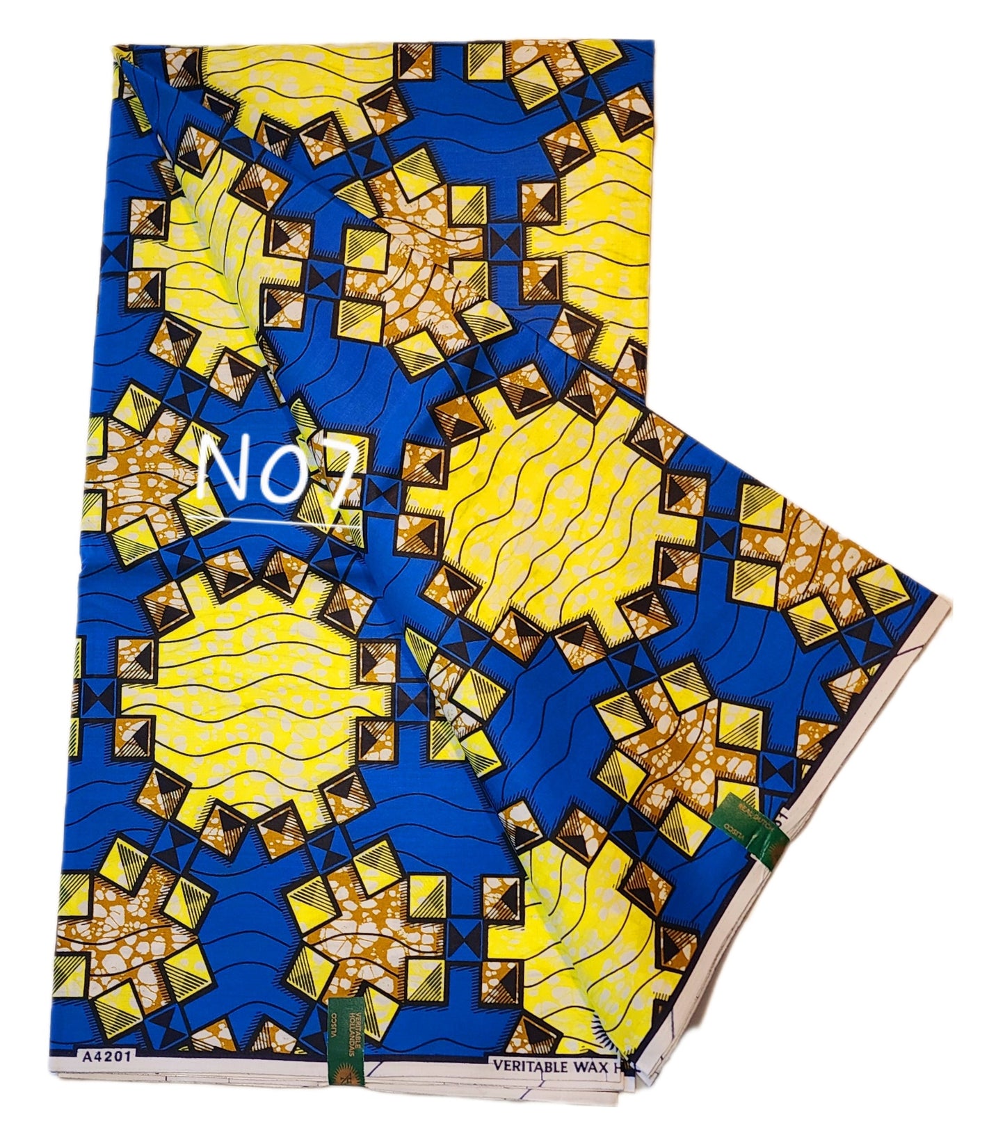 Veritable wax: Unique African fabric ( 6 yards)
