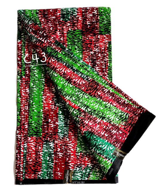 Selection: Classic African fabric (6 yards)