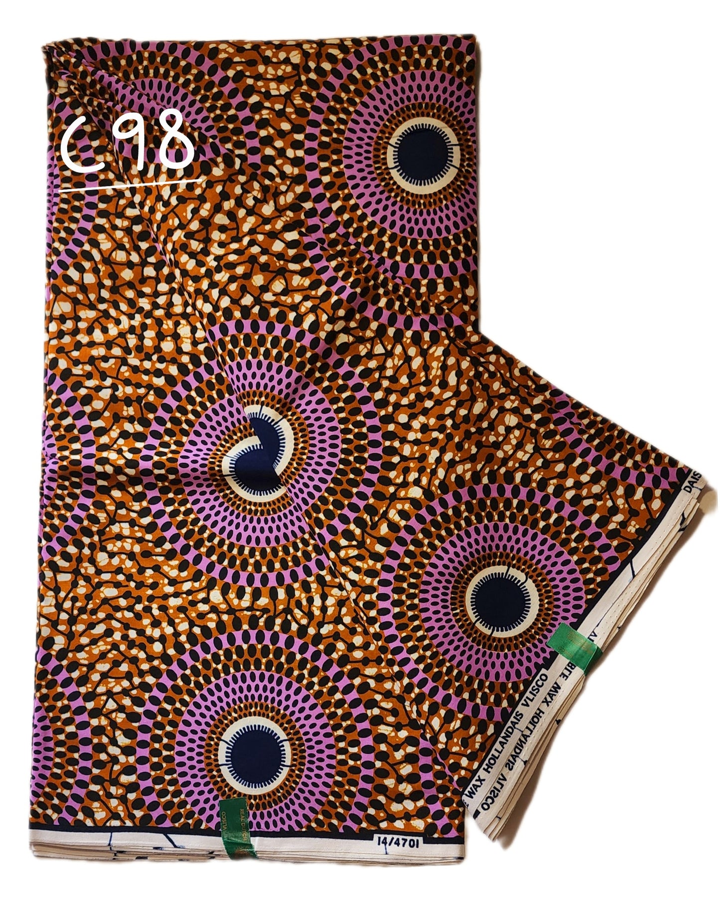 Veritable wax: Unique African fabric ( 6 yards)