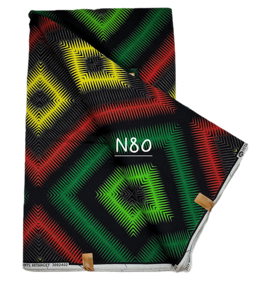 Hitarget: Exotic African fabric( 6 yards)