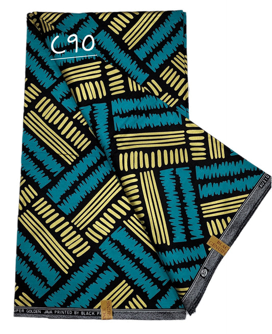 JAVA: Exotic African fabric ( 6 yards)