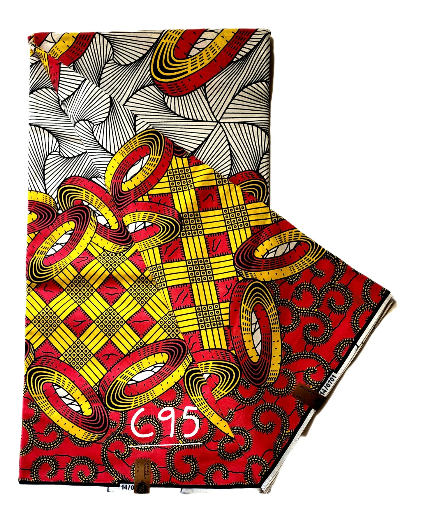 Veritable wax: Unique African fabric (6 yards)