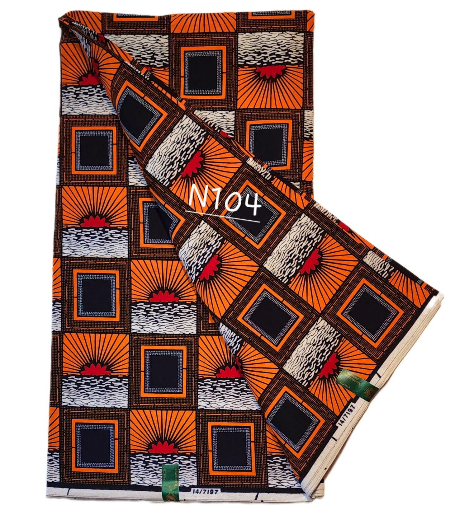Exotic African fabrics (6 yards)