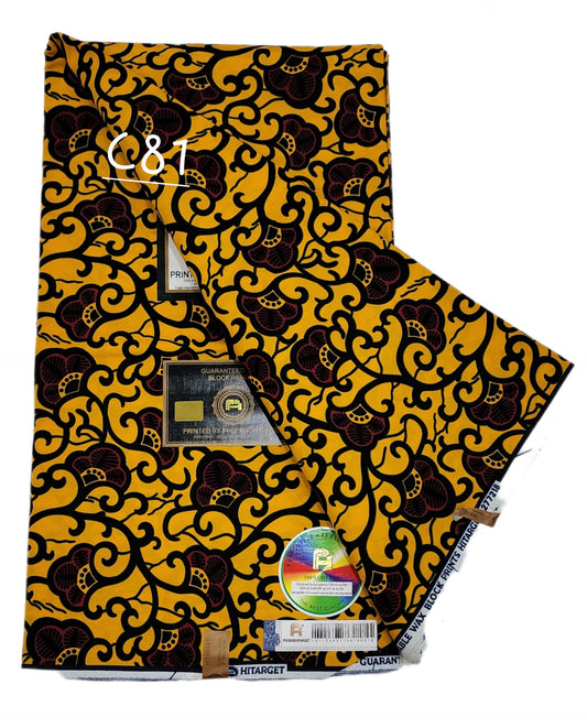 Hitarget: Exotic African fabric ( 6 yards)
