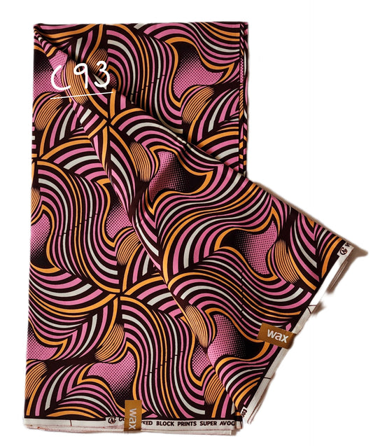 Avogan: Classic African fabric ( 6 yards)