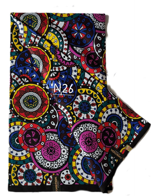Ambition:Classic African fabric ( 6 yards)
