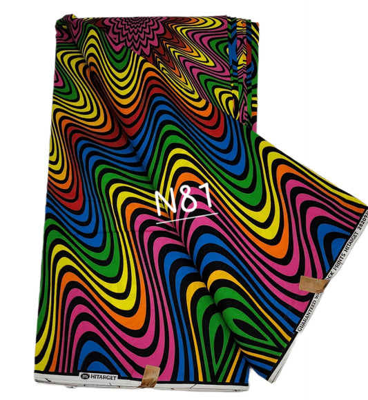 Hitarget: Exotic African fabric ( 6 yards)