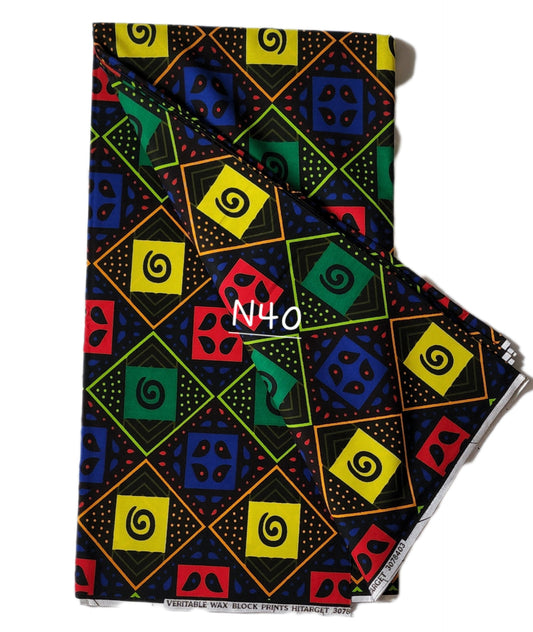 Hitarget: Exotic African fabric ( 6 yards)